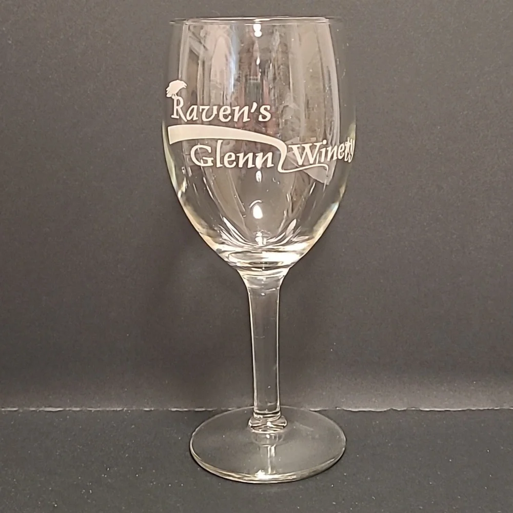 Set of 4 Ravens Glenn Winery Glasses
